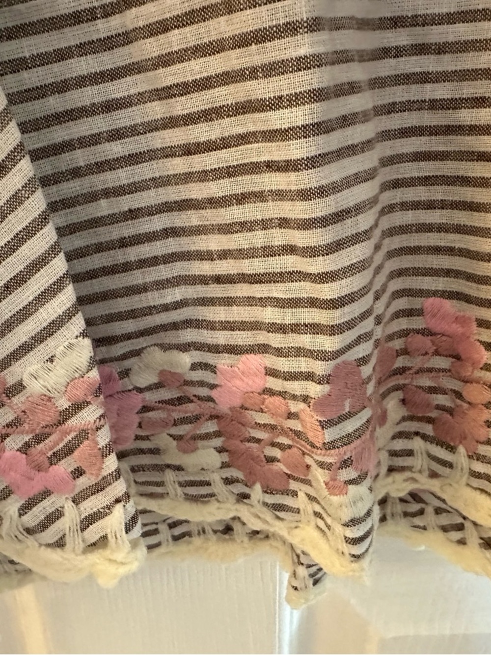 Tuckernuck Tan Striped Embroidered Sunny Mini - Picture 11 of 14